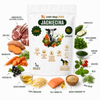 Zestaw: Karma sucha Look4dog CARE jagnięcina 3 x 1 kg