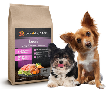 Karma Look4dog CARE łosoś pstrąg mała rasa 6 kg