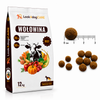 Zestaw: Sucha karma Look4dog CARE Wołowina bez zbóż i kurczaka 12 kg+3x1kg