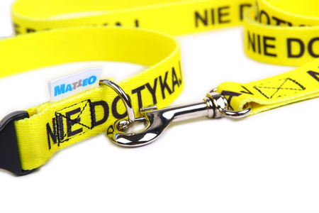 Smycz dla psa z kolekcji Nie dotykaj jest super
