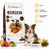 Zestaw: Sucha karma Look4dog CARE Wołowina bez zbóż i kurczaka 12 kg+3x1kg